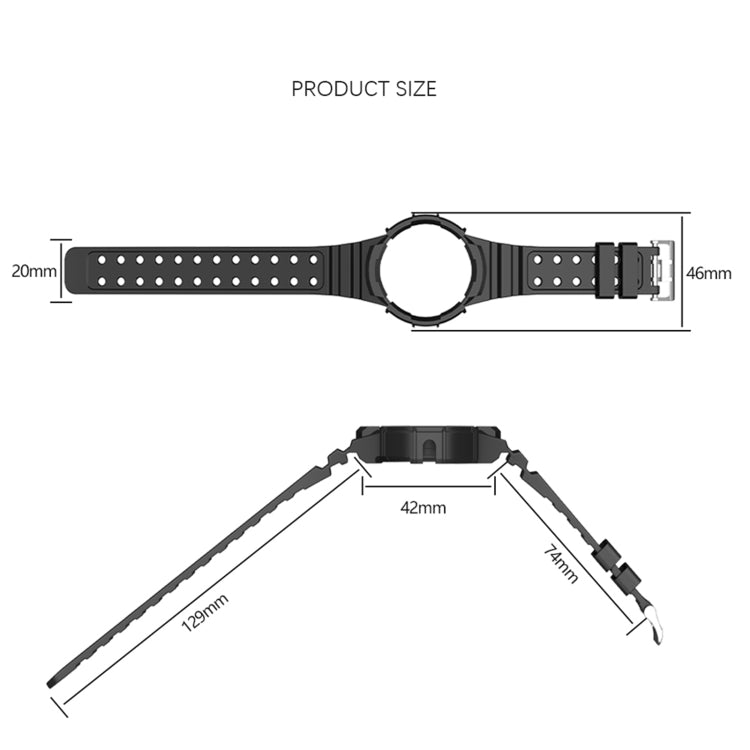 Integrated Silicone Watch Band, For Huawei Watch GT Cyber