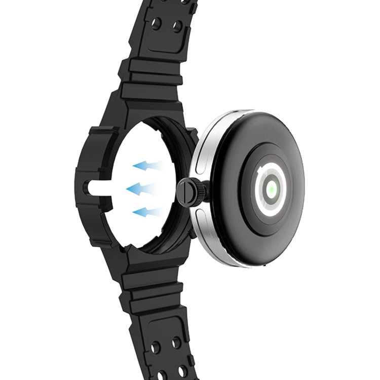 Integrated Silicone Watch Band, For Huawei Watch GT Cyber