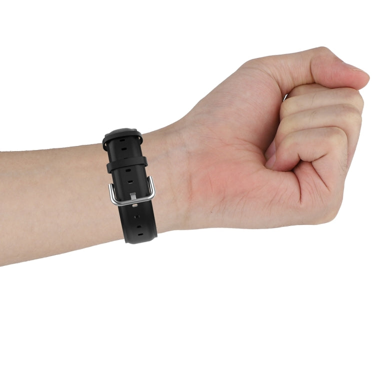 Genuine Leather Watch Band, For Fitbit Versa 3 / Sense
