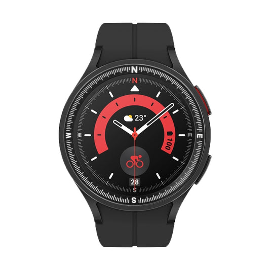 Compass Scale Metal Watch Bezel, For Samsung Galaxy Watch 5 Pro