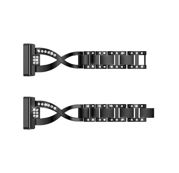 Universal  Diamond Metal Watch Band, For Fitbit Versa 3 / Sense, For Fitbit Versa 4 / Sense 2