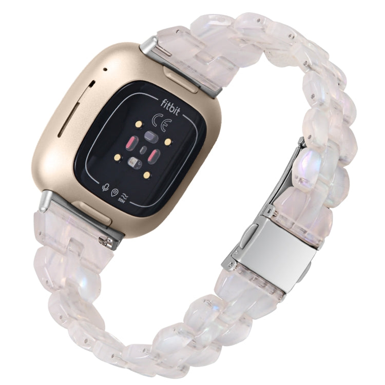Universal Rhombus Resin Watch Band, For Fitbit Versa 3 / Sense, For Fitbit Versa 4 / Sense 2