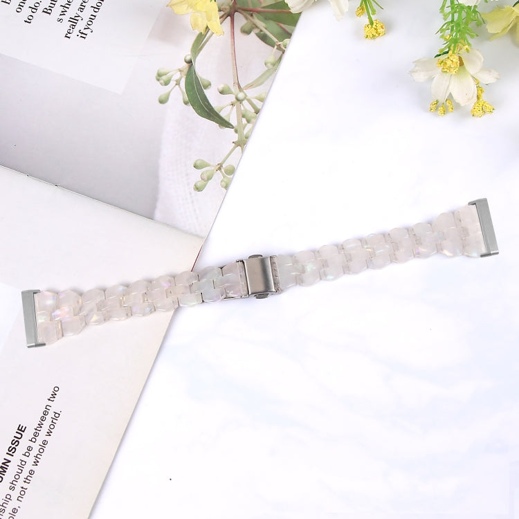 Universal Rhombus Resin Watch Band, For Fitbit Versa 3 / Sense, For Fitbit Versa 4 / Sense 2