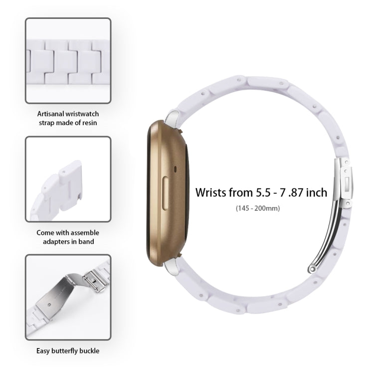 Universal Resin Watch Band, For Fitbit Versa 4 / Sense 2