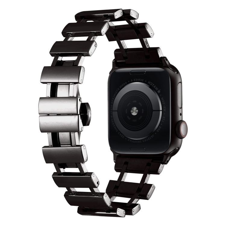 Hollow Stainless Steel Watch Band, For Apple Watch Ultra 49mm / Series 8&7 45mm, For Apple Watch Series 8&7 41mm / SE 2&6&SE&5&4 40mm