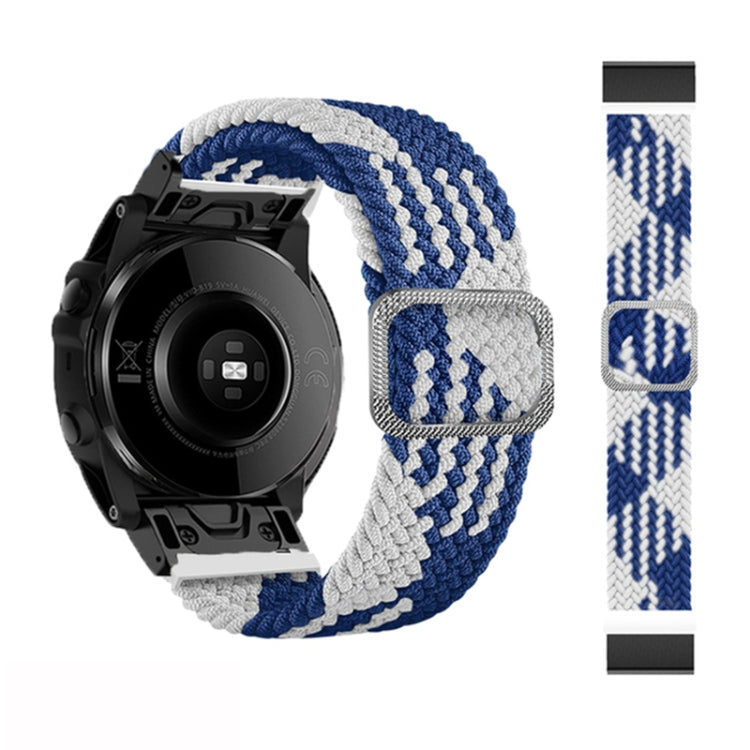 Adjustable Nylon Braided Elasticity Watch Band, For Garmin Fenix 7X