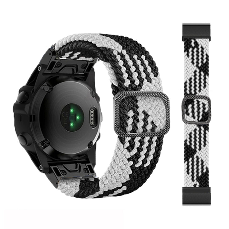 Adjustable Nylon Braided Elasticity Watch Band, For Garmin Fenix 7X
