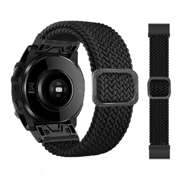 Adjustable Nylon Braided Elasticity Watch Band, For Garmin Fenix 7X
