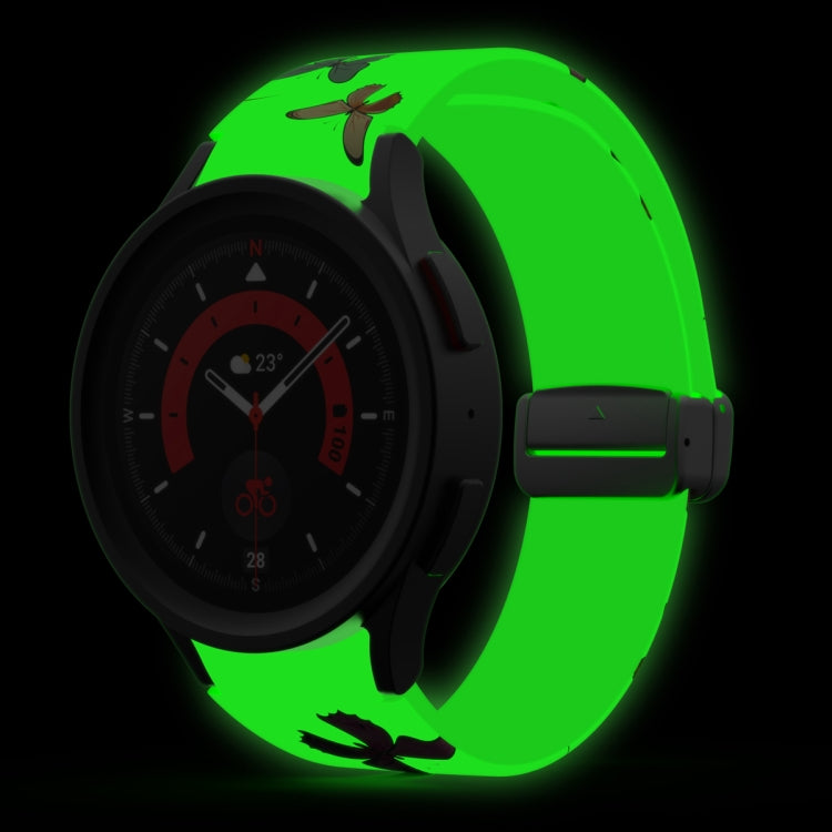 Magnetic Printed Silicone Watch Band, For Samsung Galaxy Watch5