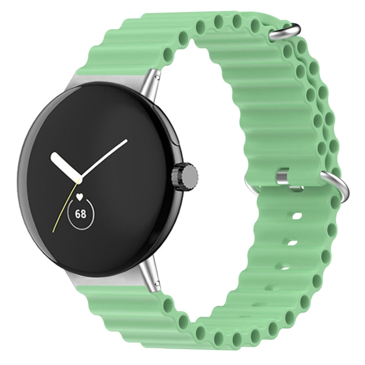 Ocean Silicone Watch Band, For Google Pixel Watch 4 / 3 / 2 / 1 41mm