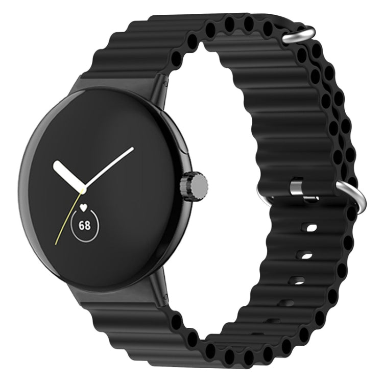 Ocean Silicone Watch Band, For Google Pixel Watch 5 / 4 / 3 / 2 / 1 41mm