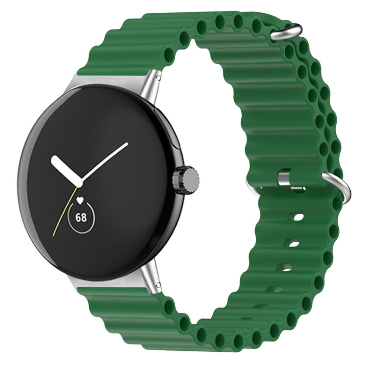 Ocean Silicone Watch Band, For Google Pixel Watch 5 / 4 / 3 / 2 / 1 41mm