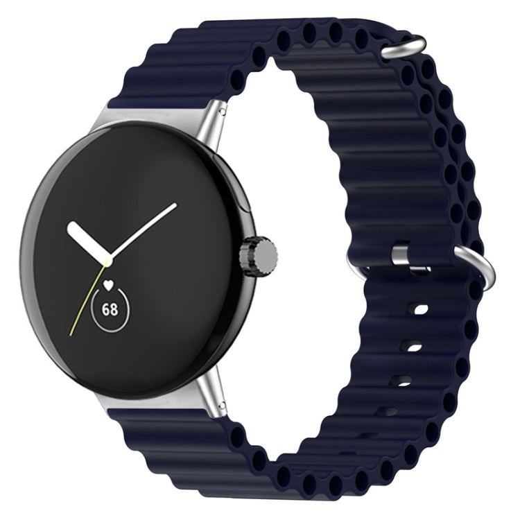 Ocean Silicone Watch Band, For Google Pixel Watch 5 / 4 / 3 / 2 / 1 41mm