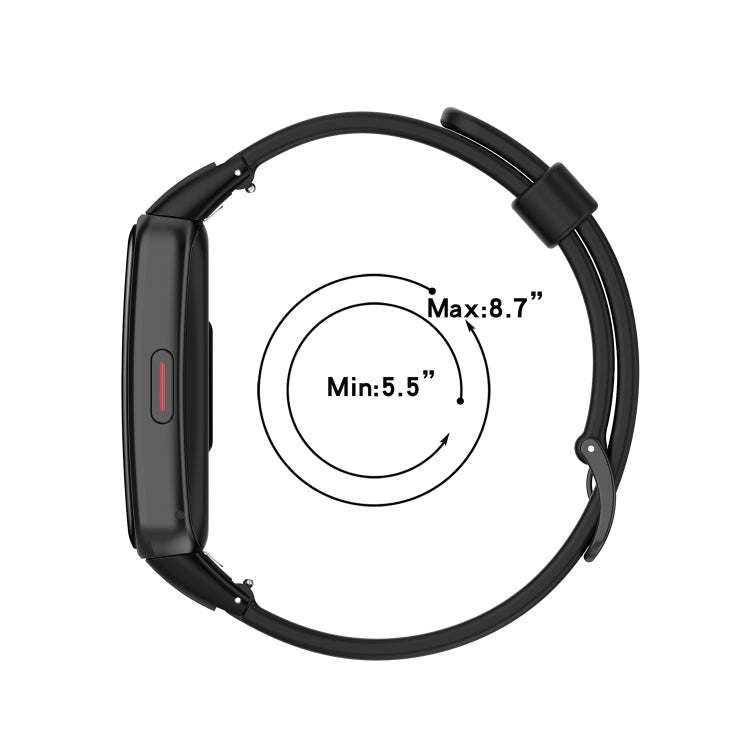 Solid Color Silicone Watch Band, For Honor Band 7