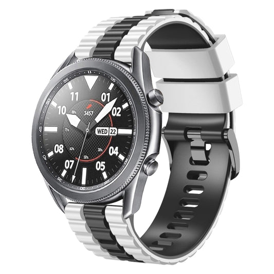 22mm Universal Ocean Style Silicone Two Color Watch Band