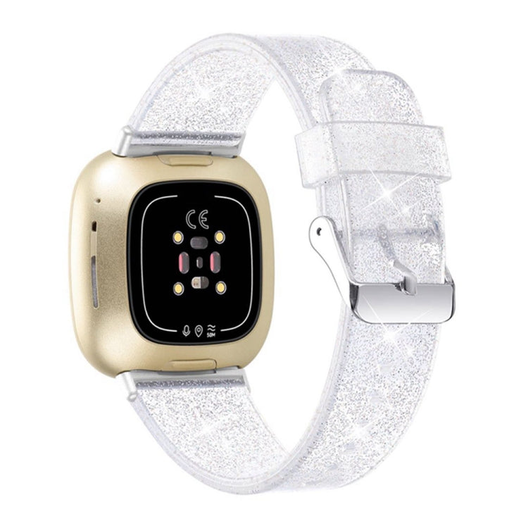 Universal Flash Powder TPU Watch Band, For Fitbit Versa 4 / Sense 2