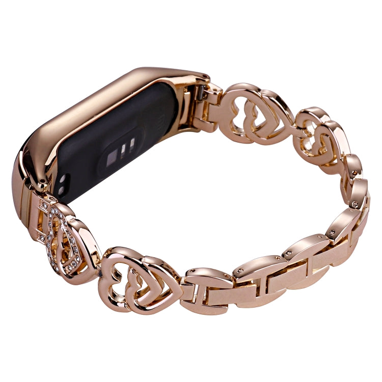 Universal Diamond Metal Watch Band, For Xiaomi Mi Band 7, For Xiaomi Mi Band 6 / 5, For Xiaomi Mi Band 4 / 3
