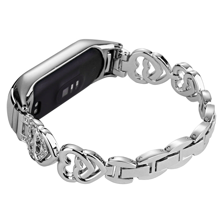 Universal Diamond Metal Watch Band, For Xiaomi Mi Band 7, For Xiaomi Mi Band 6 / 5, For Xiaomi Mi Band 4 / 3