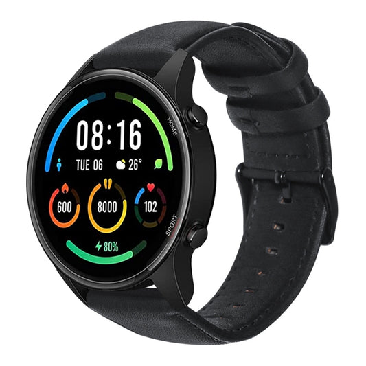 Oil Wax Genuine Leather Watch Band, For Xiaomi Mi Watch Color, For Samsung Gear S3, For Samsung Galaxy Watch3 45mm R840, For Samsung Galaxy Watch 46mm, For Honor MagicWatch 2 46mm / Magic / Watch Dream, For Fossil Men Sport