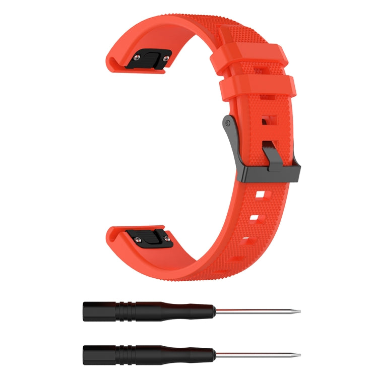 For Garmin Fenix5 (22mm) Silicone Replacement Wrist Strap Watchband