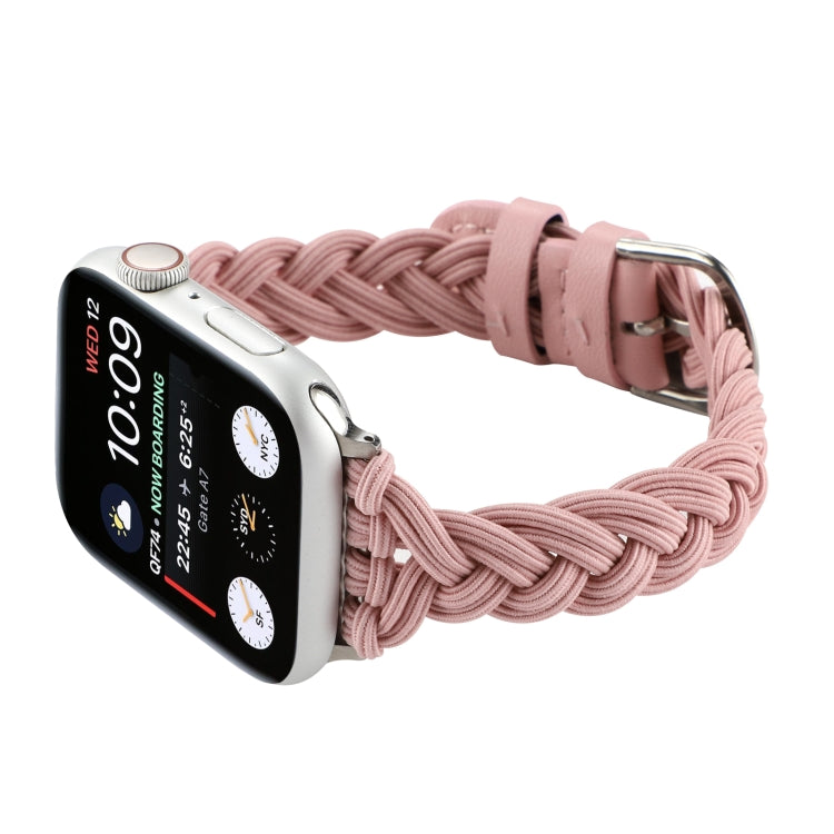 Single Elastic Nylon Braid Watch Band, For Apple Watch Series 8&7 45mm, For Apple Watch Series 8&7 41mm