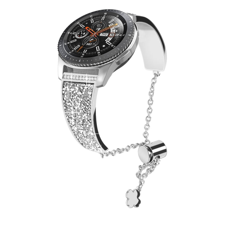 20mm Diamond Chain Mental Watch Band, For Garmin Venu / Venu 2 Plus / Venu Sq / Sq2