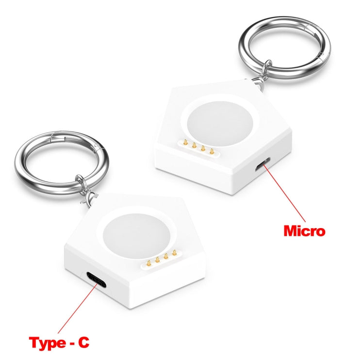 For OPPO Watch 4 Pro / 3 / 3 Pro Portable Universal Smart Watch Charger, Micro-USB, Type-C