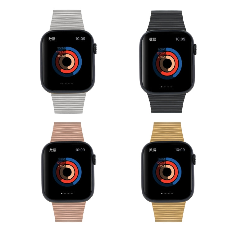 Ocean Metal Replacement Watch Band, For Apple Watch SE 2023 44mm, For Apple Watch Ultra 49mm, For Apple Watch 8 41mm, For Apple Watch 8 45mm, For Apple Watch 7 45mm, For Apple Watch SE 2023 40mm, For Apple Watch SE 2022 40mm, For Apple Watch SE 2022 44...