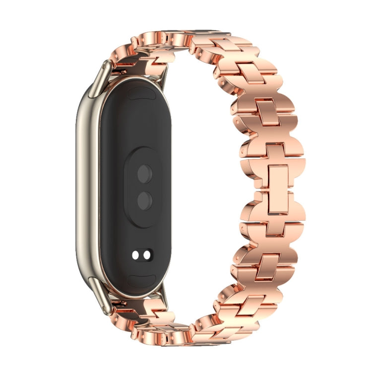 Mijobs Bone Chain Stainless Steel Watch Band, For Xiaomi Smart Band 10 / 9 / 8