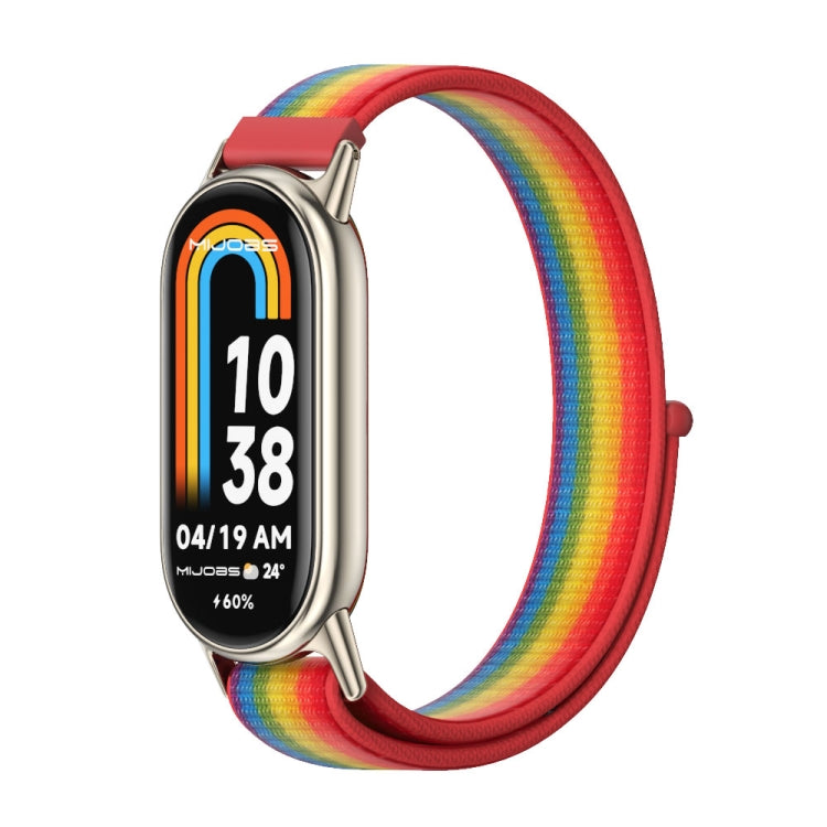 Mijobs Breathable Nylon Loop Watch Band, For Xiaomi Smart Band 10 / 9 / 8