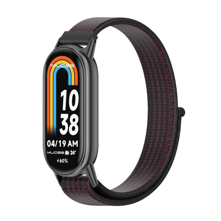 Mijobs Breathable Nylon Loop Watch Band, For Xiaomi Smart Band 10 / 9 / 8