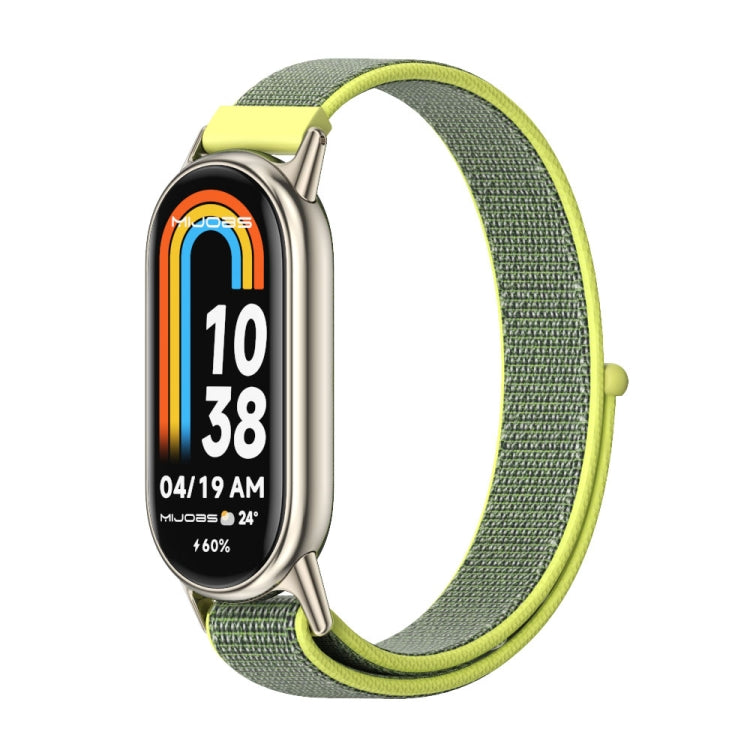 Mijobs Breathable Nylon Loop Watch Band, For Xiaomi Smart Band 10 / 9 / 8