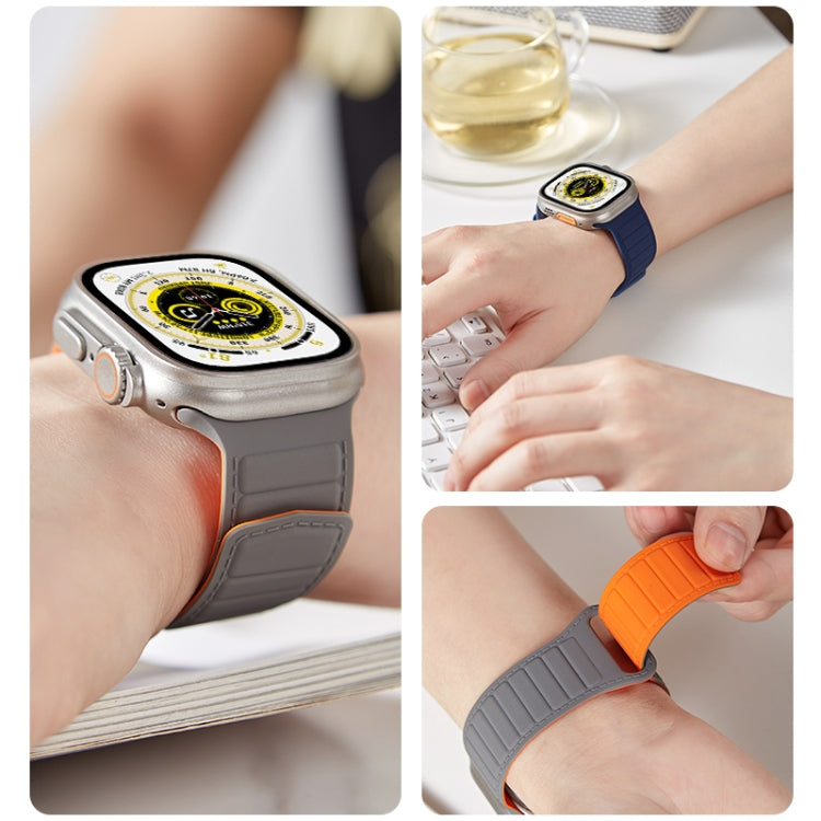 Loop Magnetic Silicone Watch Band, For Apple Watch 7 41mm, For Apple Watch 7 45mm, For Apple Watch SE 40mm