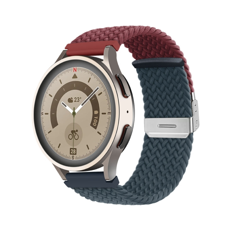 Buckle Braided Nylon Watch Band, 20mm, 22mm