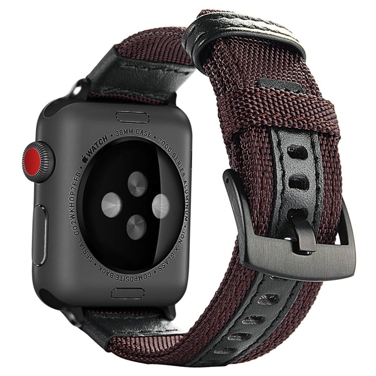 Nylon Watchband, For Apple Watch Series 7 41mm / 6 & SE & 5 & 4 40mm / 3 & 2 & 1 38mm, For Apple Watch Series 7 45mm / 6 & SE & 5 & 4 44mm / 3 & 2 & 1 42mm