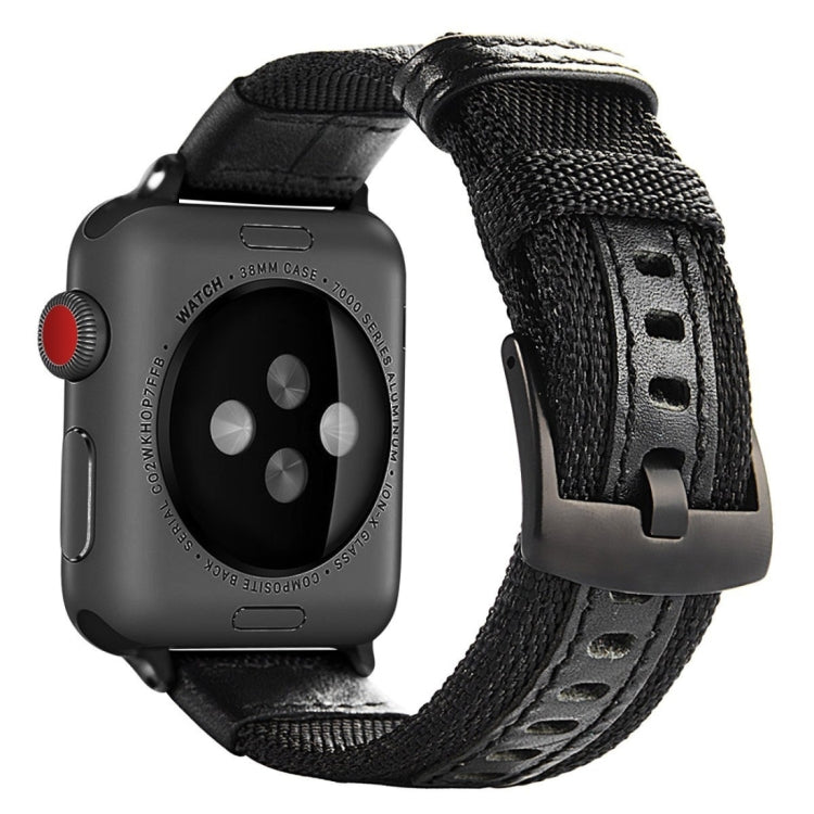 Nylon Watchband, For Apple Watch Series 7 41mm / 6 & SE & 5 & 4 40mm / 3 & 2 & 1 38mm, For Apple Watch Series 7 45mm / 6 & SE & 5 & 4 44mm / 3 & 2 & 1 42mm