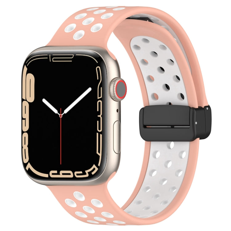 Magnetic Buckle Silicone Watch Band, For Apple Watch SE 40mm, For Apple Watch SE 44mm, For Apple Watch 6 40mm