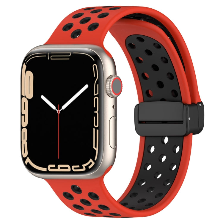 Magnetic Buckle Silicone Watch Band, For Apple Watch SE 40mm, For Apple Watch SE 44mm, For Apple Watch 6 40mm