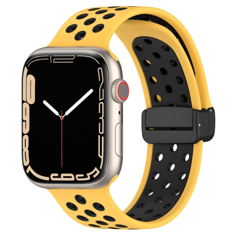 Magnetic Buckle Silicone Watch Band, For Apple Watch SE 40mm, For Apple Watch SE 44mm, For Apple Watch 6 40mm