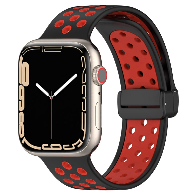 Magnetic Buckle Silicone Watch Band, For Apple Watch 6 44mm, For Apple Watch 5 44mm, For Apple Watch 5 40mm