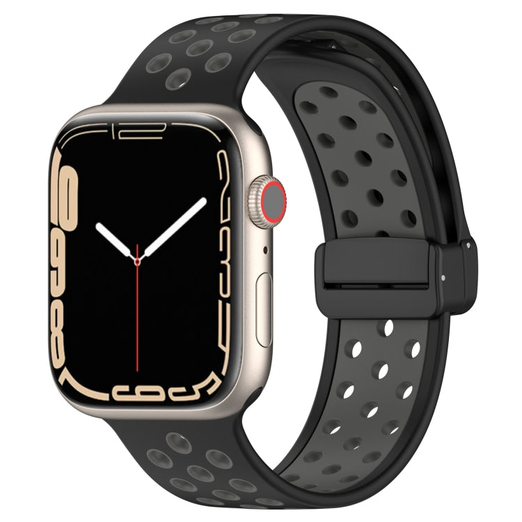 Magnetic Buckle Silicone Watch Band, For Apple Watch 6 44mm, For Apple Watch 5 44mm, For Apple Watch 5 40mm