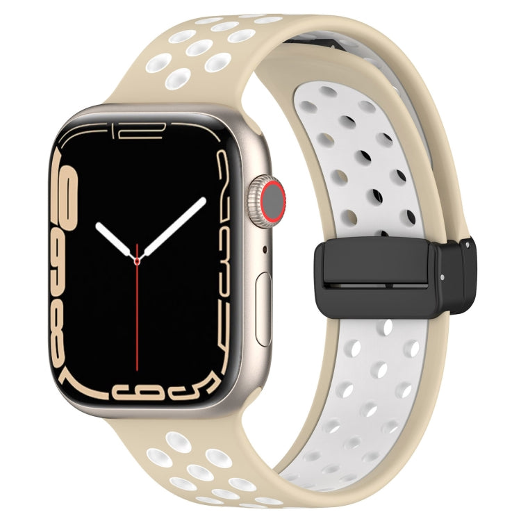 Magnetic Buckle Silicone Watch Band, For Apple Watch 6 44mm, For Apple Watch 5 44mm, For Apple Watch 5 40mm