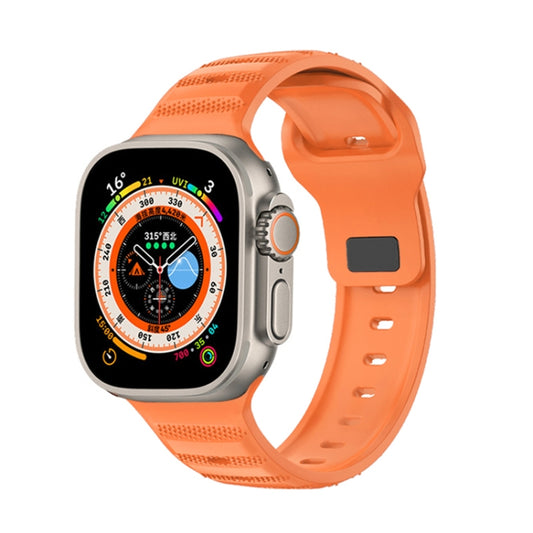 Dot Texture Fluororubber Watch Band, For Apple Watch Ultra 49mm, For Apple Watch SE 2023 44mm, For Apple Watch SE 2023 40mm, For Apple Watch 8 41mm, For Apple Watch Ultra 2 49mm, For Apple Watch 8 45mm, For Apple Watch 9 45mm, For Apple Watch SE 2022 40mm