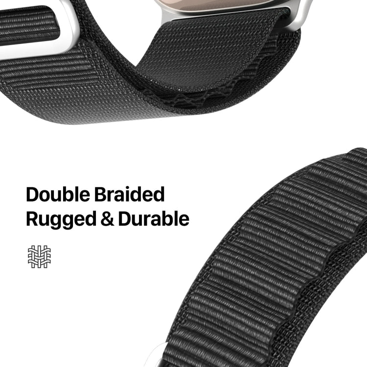 DUX DUCIS GS Series Nylon Loop Watch Band, For Apple Watch SE 2023 44mm, For Apple Watch Ultra 49mm, For Apple Watch SE 2023 40mm, For Apple Watch Ultra 2 49mm, For Apple Watch SE 2022 40mm, For Apple Watch Series 9 45mm, For Apple Watch Series 9 41mm ...