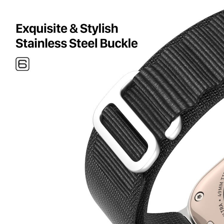 DUX DUCIS GS Series Nylon Loop Watch Band, For Apple Watch SE 2023 44mm, For Apple Watch Ultra 49mm, For Apple Watch SE 2023 40mm, For Apple Watch Ultra 2 49mm, For Apple Watch SE 2022 40mm, For Apple Watch Series 9 45mm, For Apple Watch Series 9 41mm ...