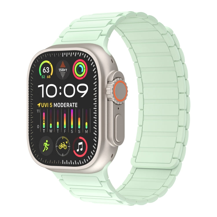 Magnetic Loop Silicone Watch Band, For Apple Watch Series 9 45mm, For Apple Watch Series 9 41mm, For Apple Watch Ultra 49mm