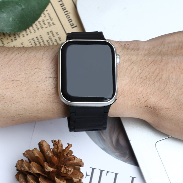 Magnetic Loop Silicone Watch Band, For Apple Watch Series 4 44mm, For Apple Watch Series 4 40mm, For Apple Watch Series 3 38mm