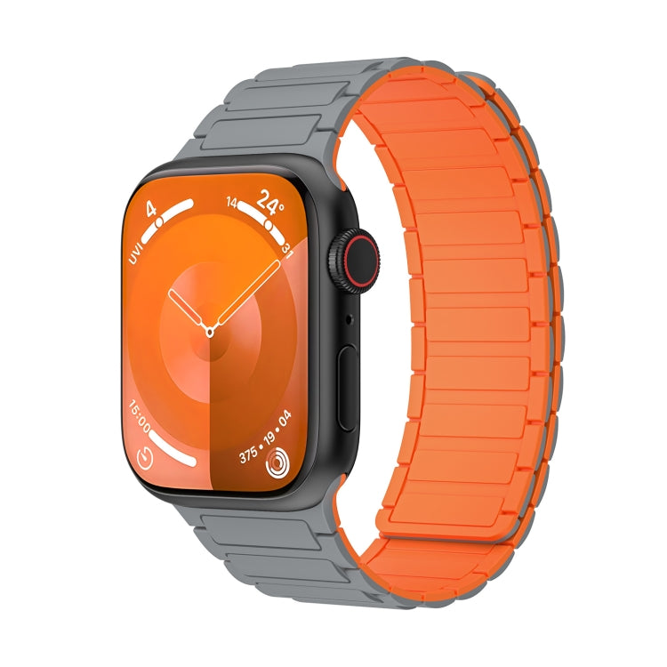 Magnetic Loop Silicone Watch Band, For Apple Watch Series 9 45mm, For Apple Watch Series 9 41mm, For Apple Watch Ultra 49mm