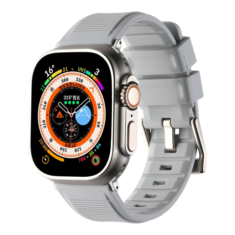 Double Ring Silicone Watch Band, For Apple Watch SE 2022 44mm, For Apple Watch 9 41mm, For Apple Watch 7 41mm, For Apple Watch 7 45mm
