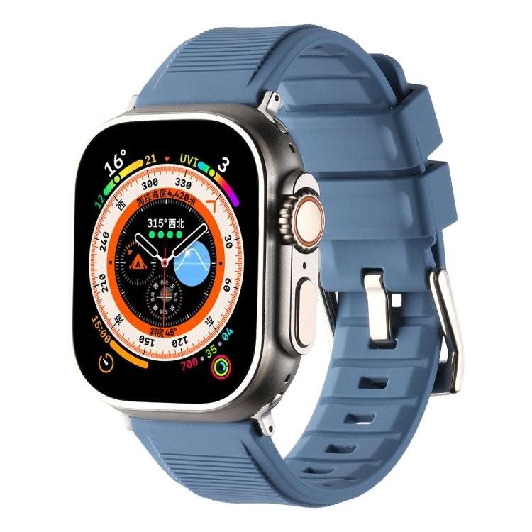 Double Ring Silicone Watch Band, For Apple Watch 3 38mm, For Apple Watch 3 42mm, For Apple Watch 2 42mm, For Apple Watch 2 38mm